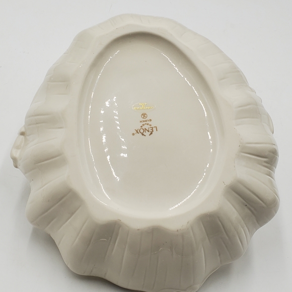 Lenox, Scarecrow Bowl candy dish with gold accents - Picture 6 of 10